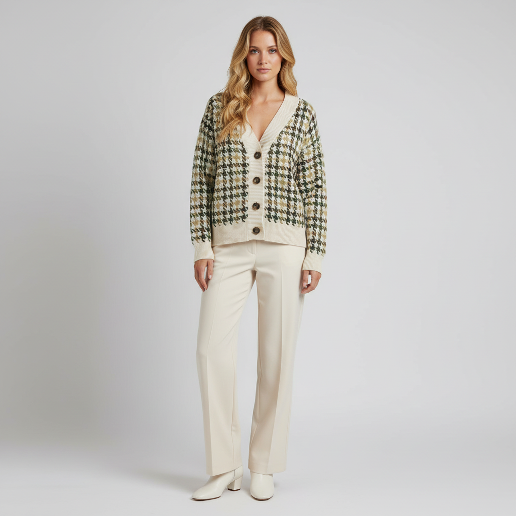 Houndstooth Cardigan