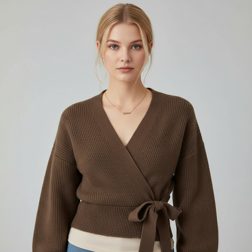 Cardigan met Tailleband