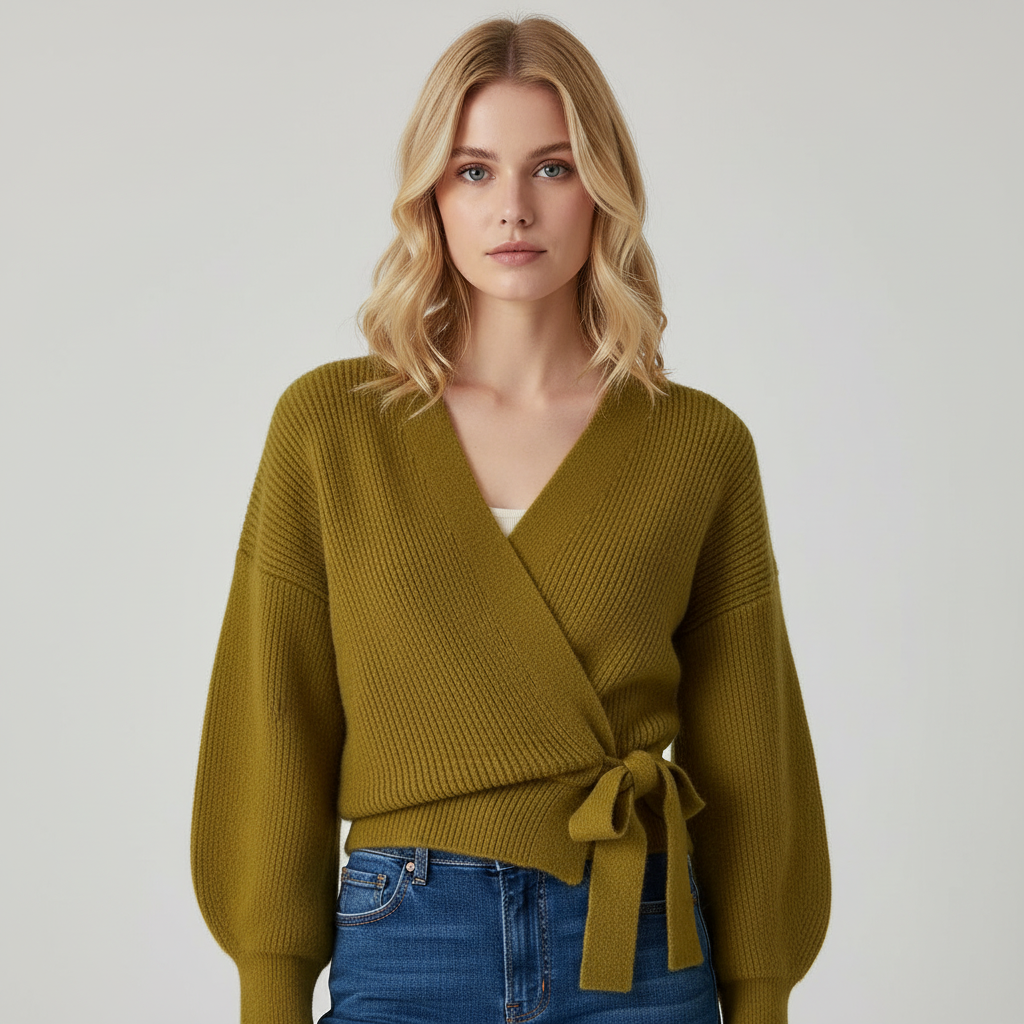 Cardigan met Tailleband