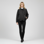 Asymmetrische Quilted Jas