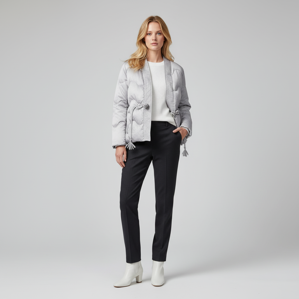 Warme Gewatteerde Jas Dames – Lichtgewicht Trendy Pufferjas Winter