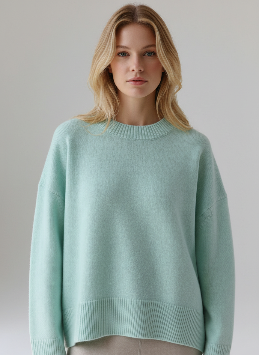 Oversized Dames Pullover – Comfortabele Trui met Losse Pasvorm