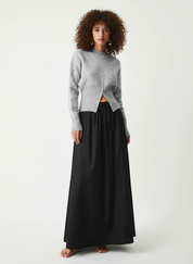 Trui Dames met Halve Rits Ontwerp - Regular Fit