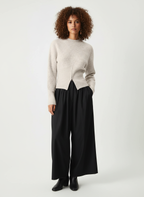 Trui Dames met Halve Rits Ontwerp - Regular Fit