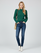 Groene Ronde Hals Trui