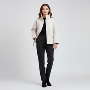 Gewatteerd Dames Jack met Opstaande Kraag