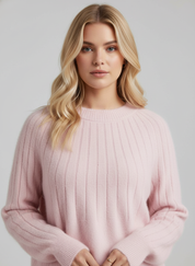 Zachte Kasjmier Trui Dames – Luxe Gebreide Warme Must-Have voor Herfst en Winter