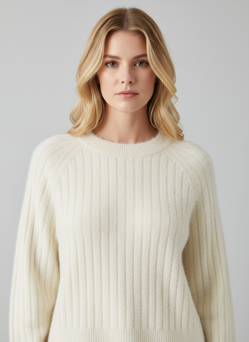 Zachte Kasjmier Trui Dames – Luxe Gebreide Warme Must-Have voor Herfst en Winter