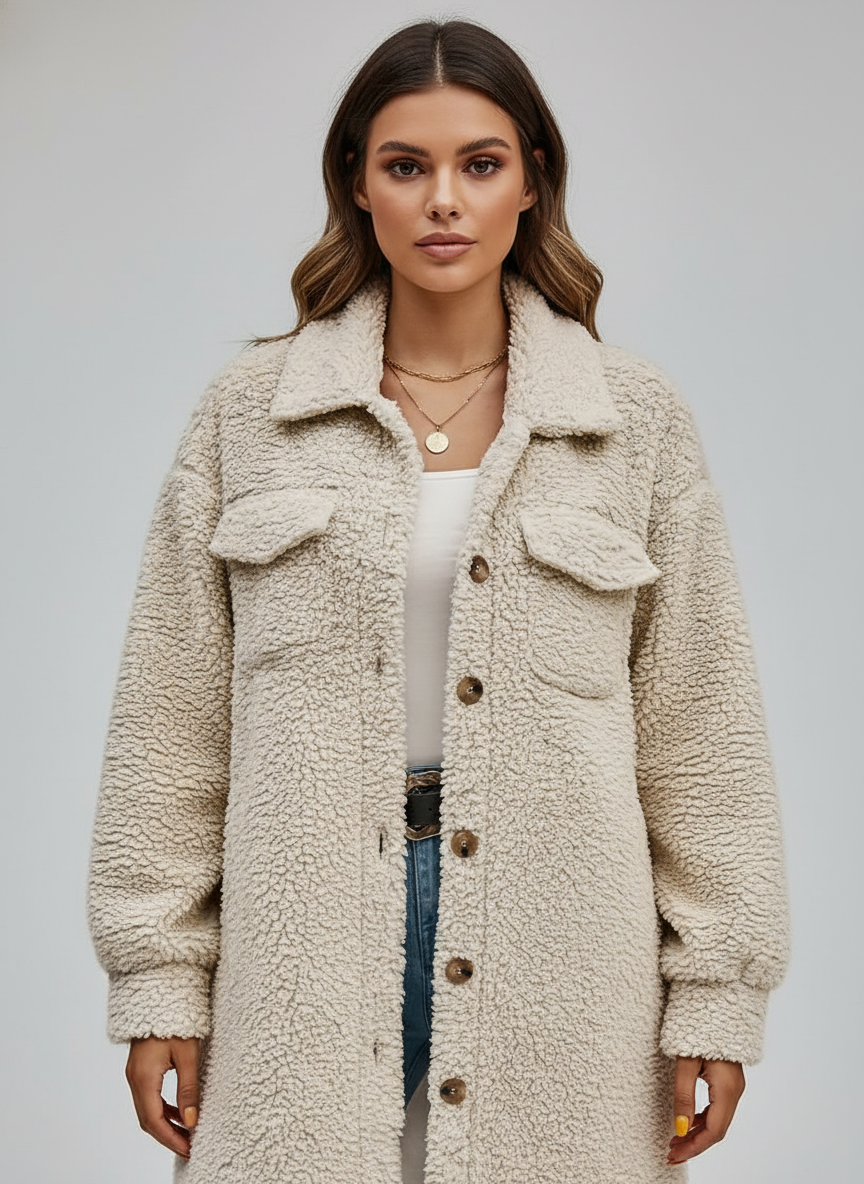 Lange Dames Teddy Jas