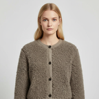 Teddy Cardigan met Knopen