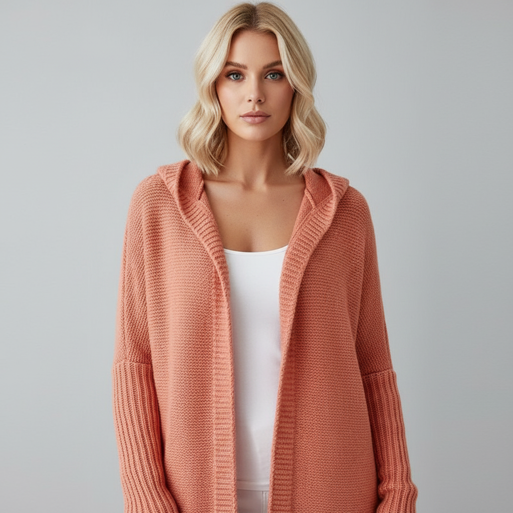Gebreide Dames Cardigan met Capuchon
