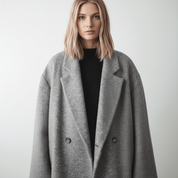 Lange Wollen Winterjas Dames