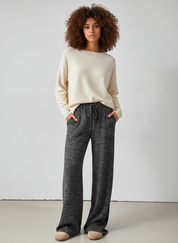 Gestreepte Wijde Broek – Stijlvol & Comfortabel