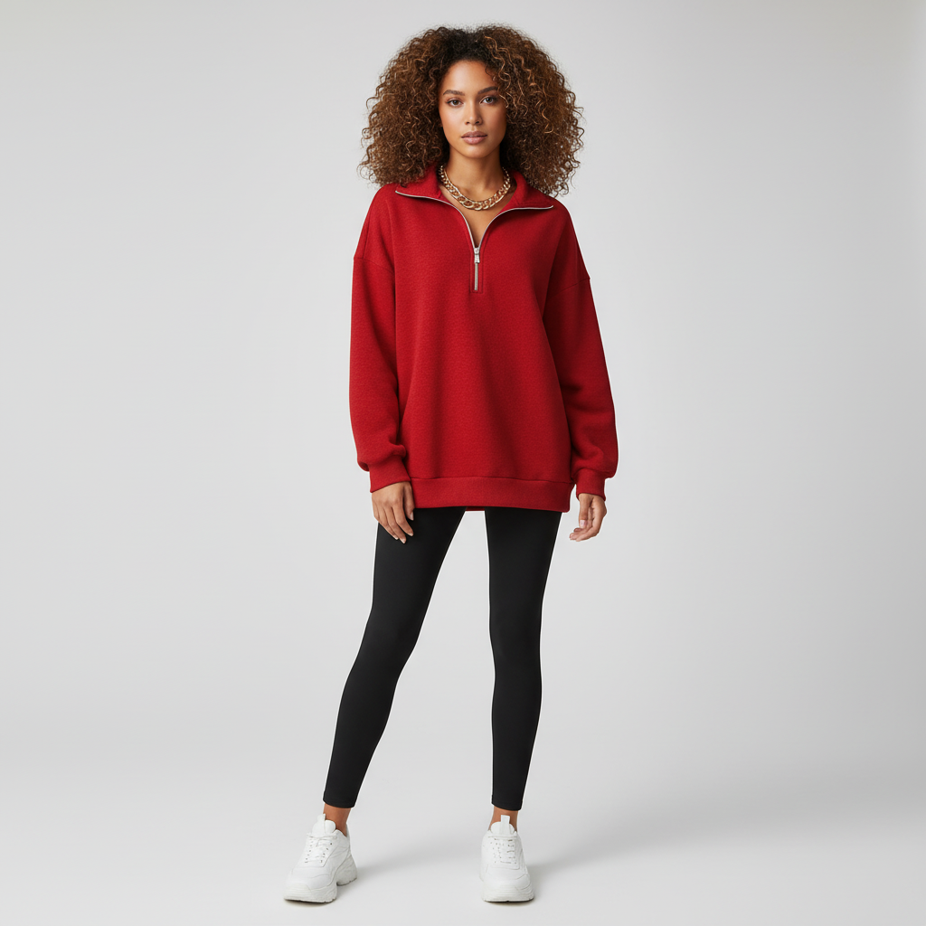 Comfortabele Zip Trui voor Dames