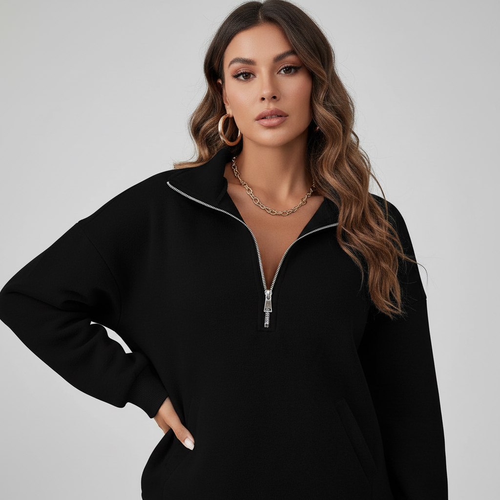 Dea Studios Comfortabele Zip Trui