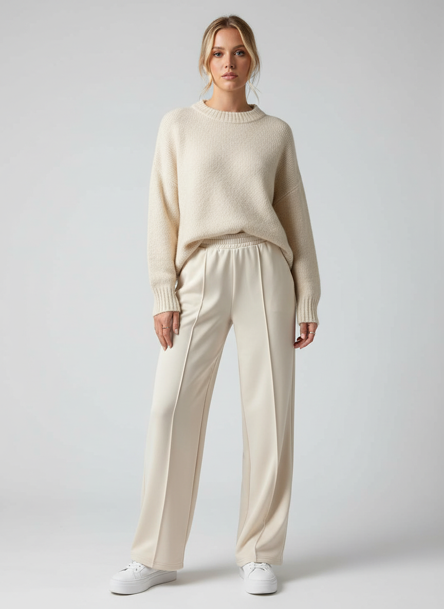 Straight Leg Sweat Pant – Zacht & Relaxed