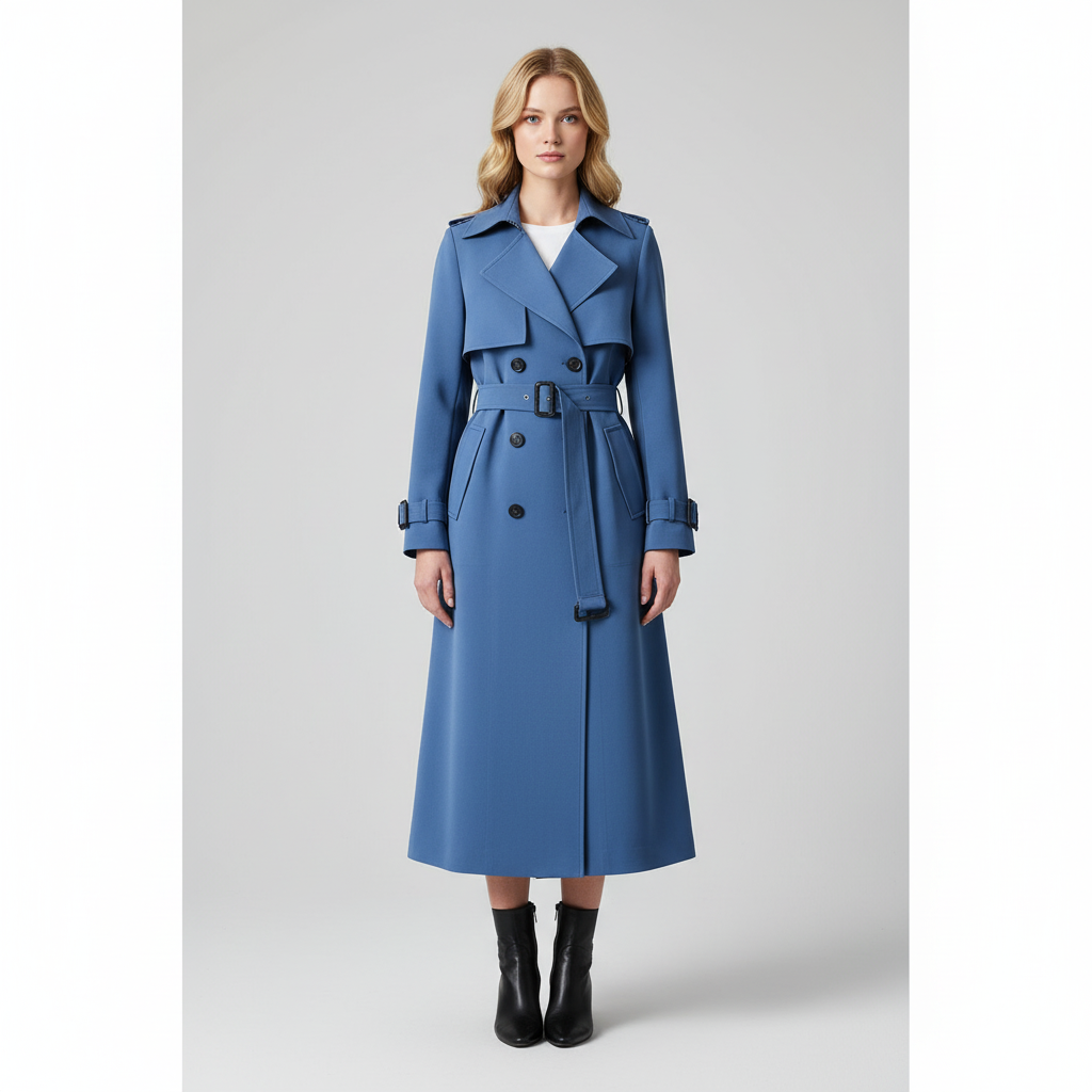Jualita | Klassieke Trenchcoat voor Dames | Tijdloze Elegantie & Verfijnde Stijl