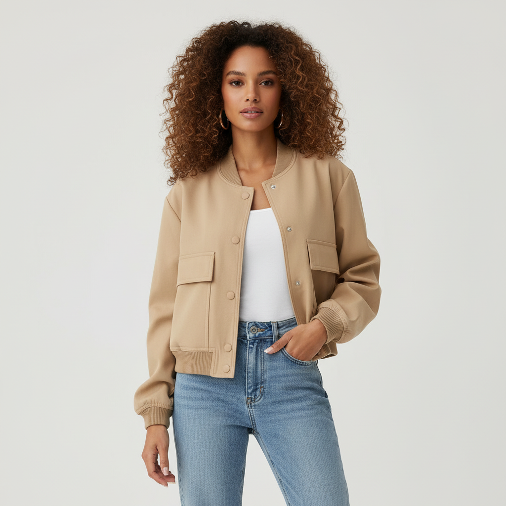 Premium Dames Bomberjack | Edgy, Trendy & Moeiteloos Stijlvol