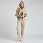Klassieke Dames Jas | Wolmix | Beige | Casual & Business