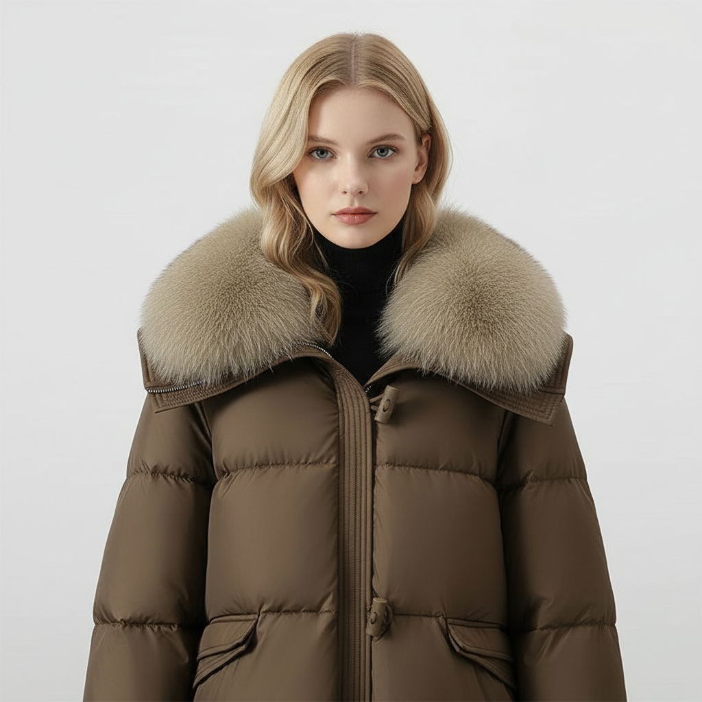 Lange Winter Donsjas Dames – Warm, Luxe & Elegant