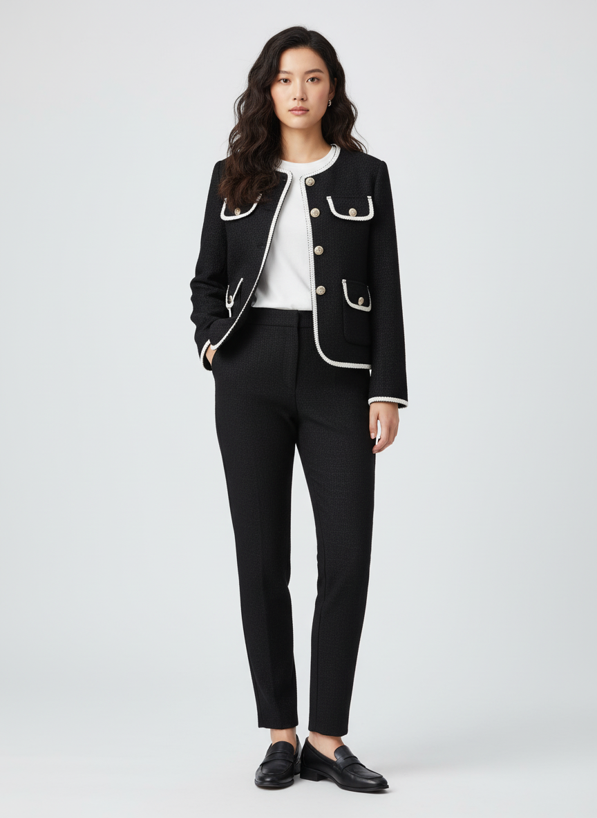 Dea Studios Korte Tweed Jas