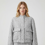 Dea Studios Pailletten Tweed Jasje