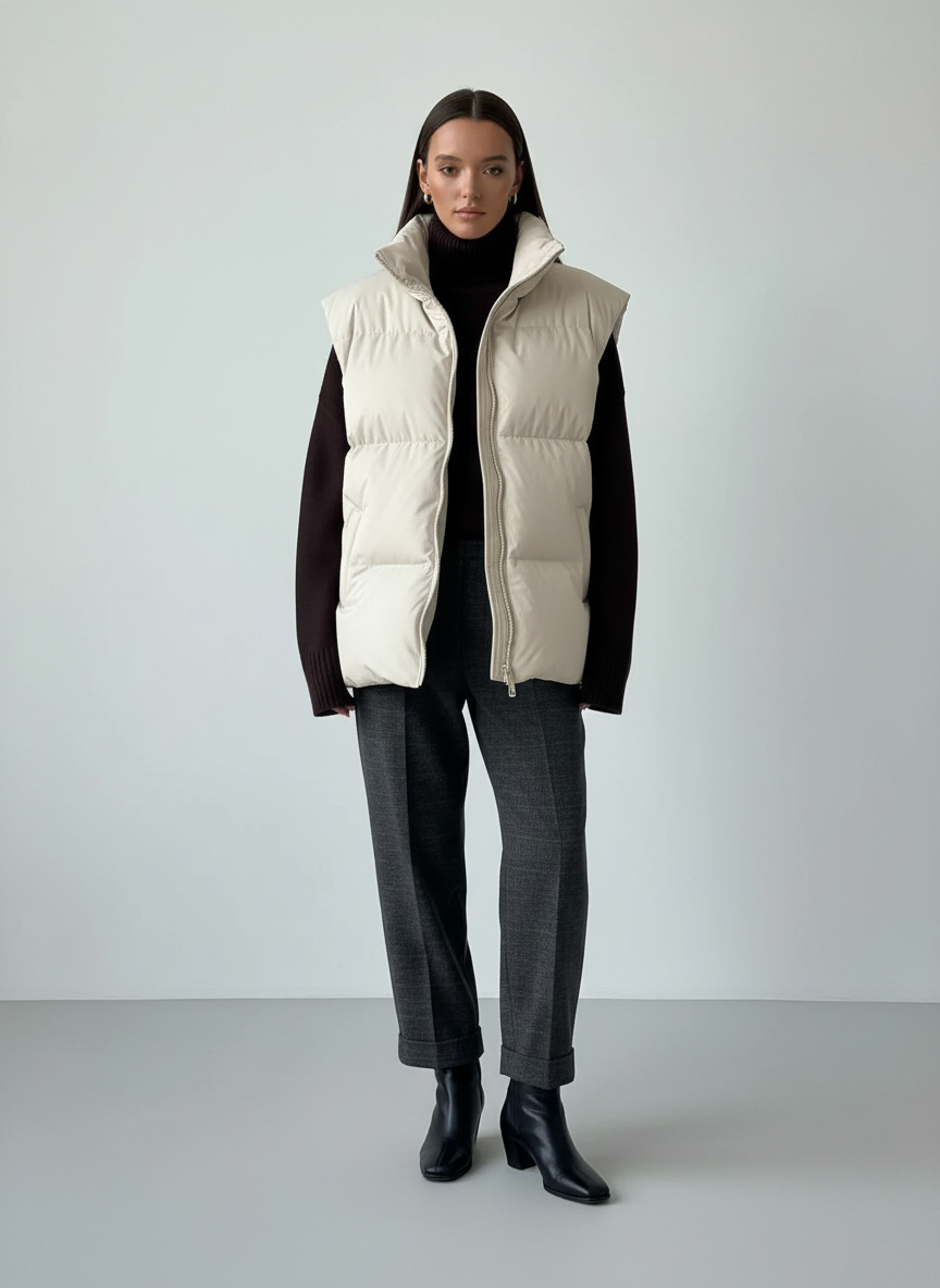 Gevoerde Dames Bodywarmer – Warm & Lichtgewicht