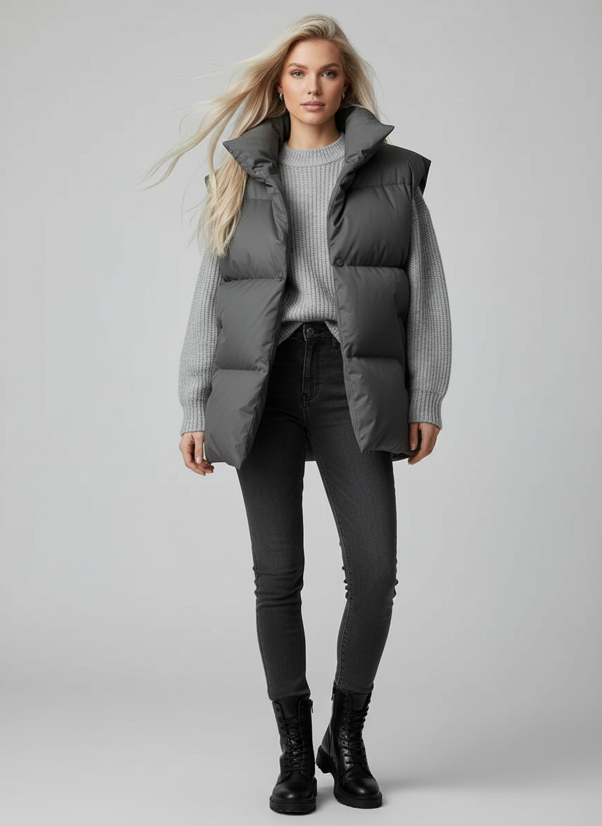 Gevoerde Dames Bodywarmer – Warm & Lichtgewicht