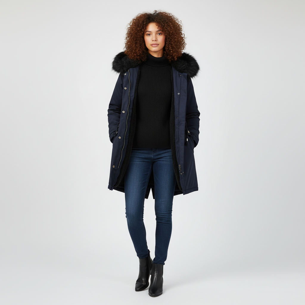 Stijlvolle Parka Dames – Winddicht & Isolerend