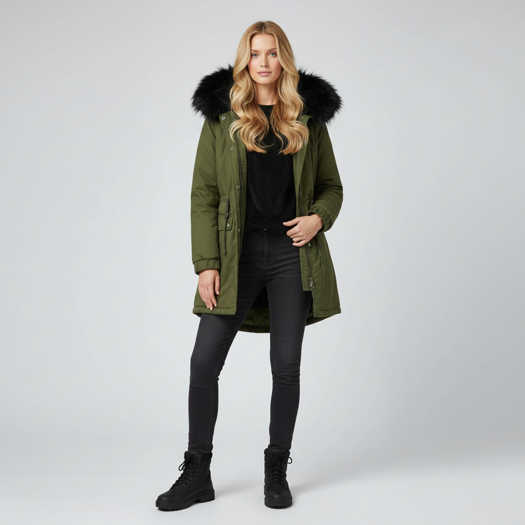 Stijlvolle Parka Dames – Winddicht & Isolerend