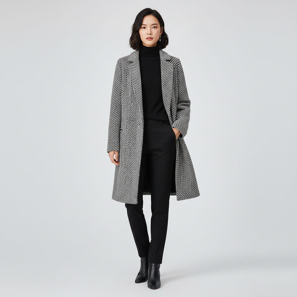Tijdloze Klassieke Lange Jas | Wol, Dames