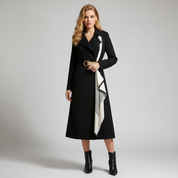 Luxe Dames Trenchcoat met Elegante Riem