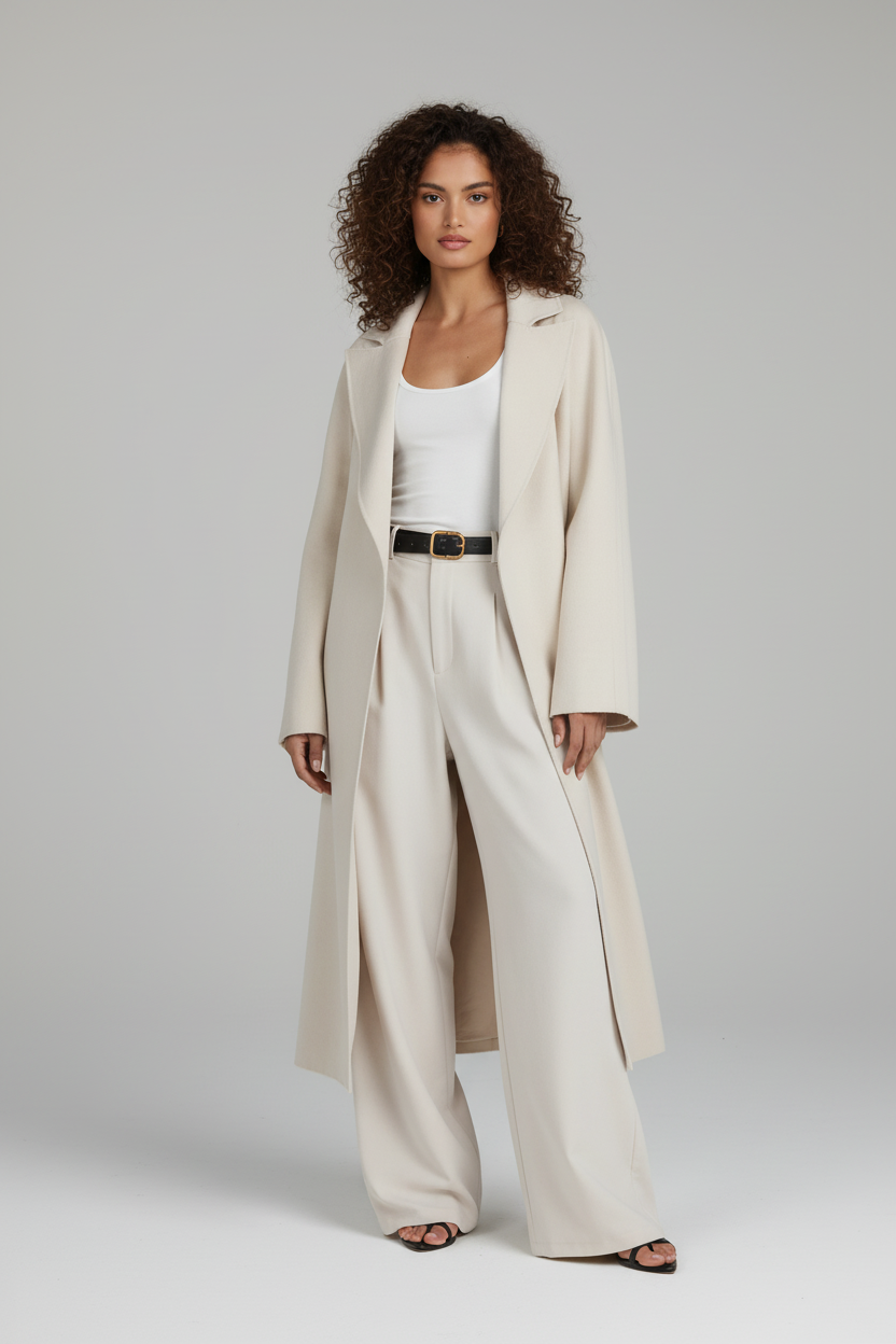 Lange Dames Trenchcoat – Winddicht & Ademend