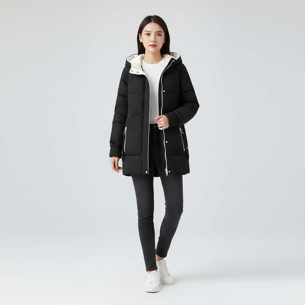 Lange Dames Parka Jas – Waterdicht, Warm & Trendy Winterjas