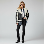 Shearling Jas voor Dames – Luxe Winterjas met Zachte Voering