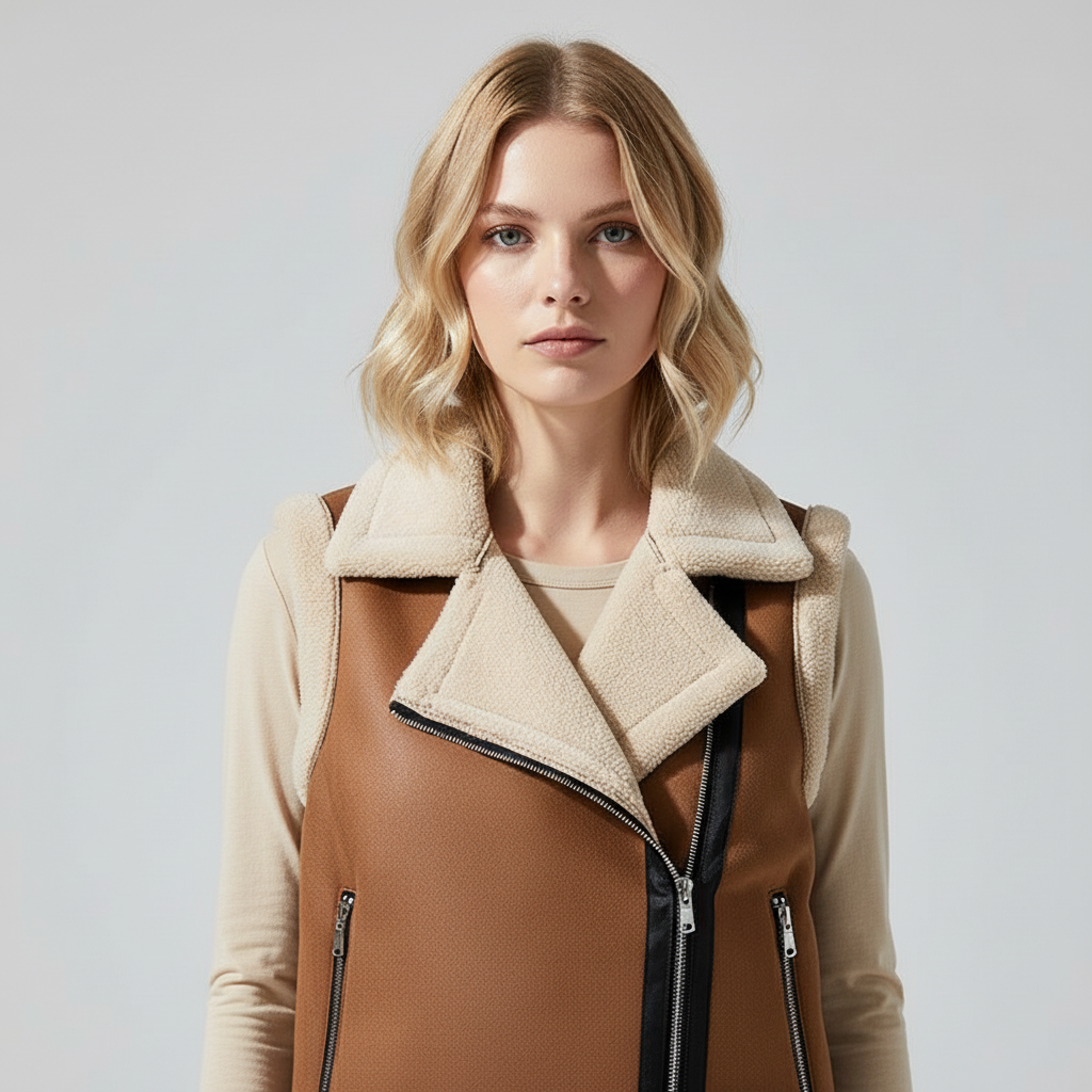 Dames Gilet – Trendy Mouwloos Winter Vest