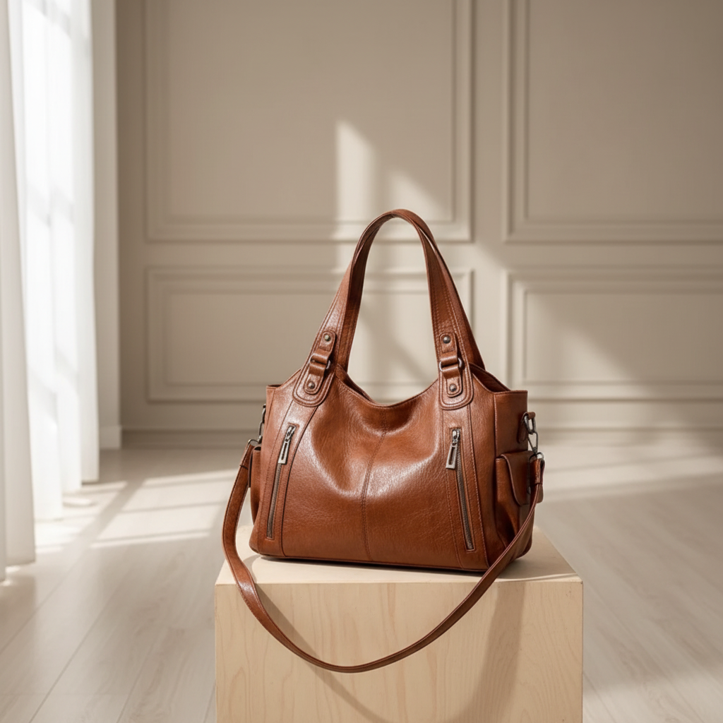 Leren Hobo Tas Dames – Stijlvolle Dames Schoudertas