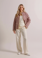 Katoenen Dames Jasje met Print