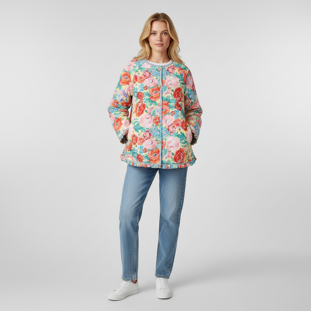 Dea Studios Damesjas met Bloemenprint