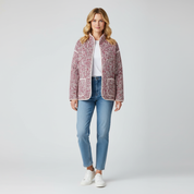 Damesjas met Bloemenprint – Trendy Voorjaarsjas