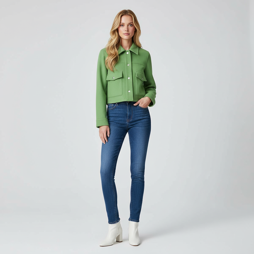 Dea Studios Cropped Wollen Jack