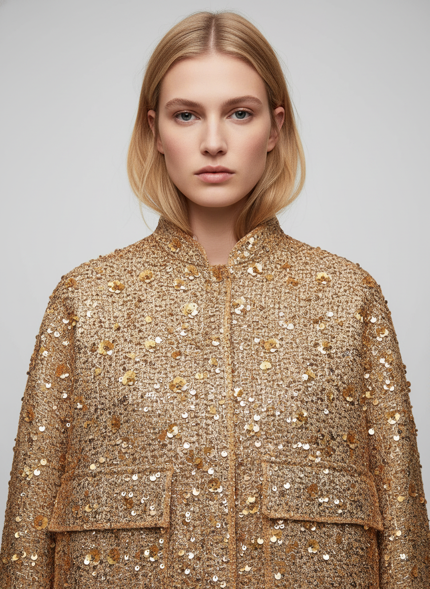 Dea Studios Goud Pailletten Jasje
