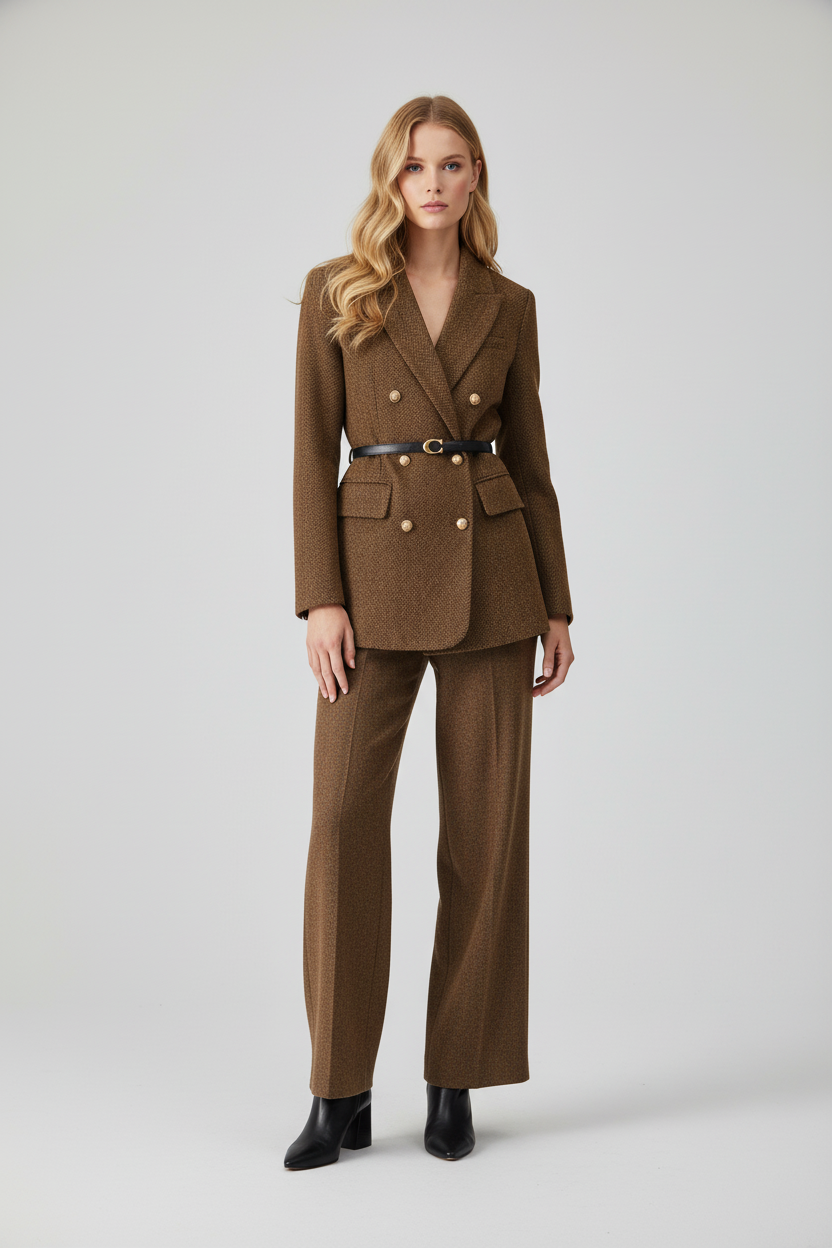 Dea Studios Blazer met Visgraat