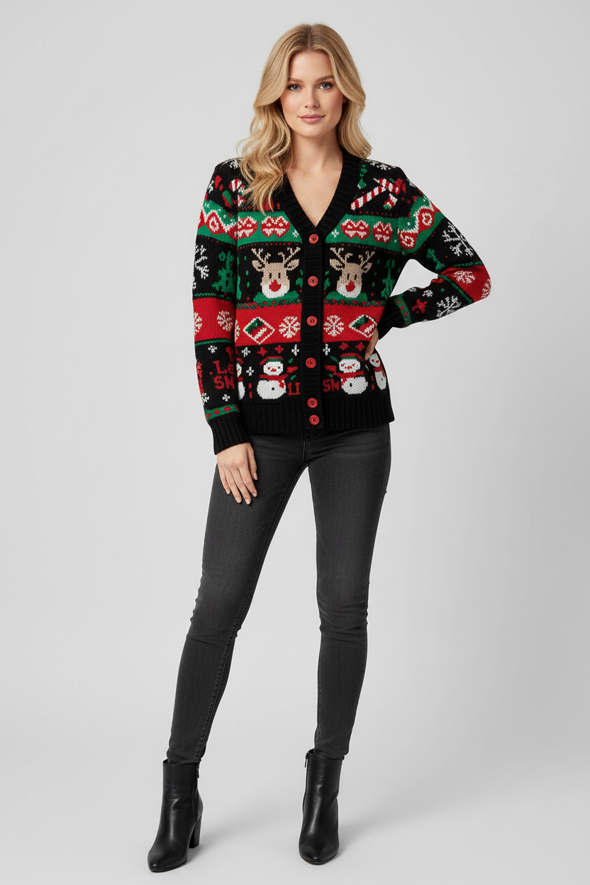 Dea Studios Kerst Cardigan