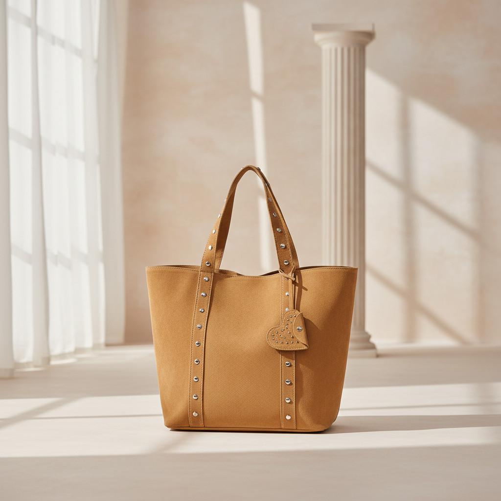Suede Tote Bag voor Dames – Luxe Suède Shopper
