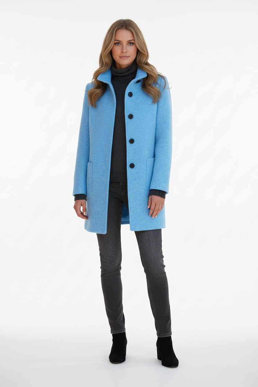 Dea Studios Klassieke Wolmix Jas