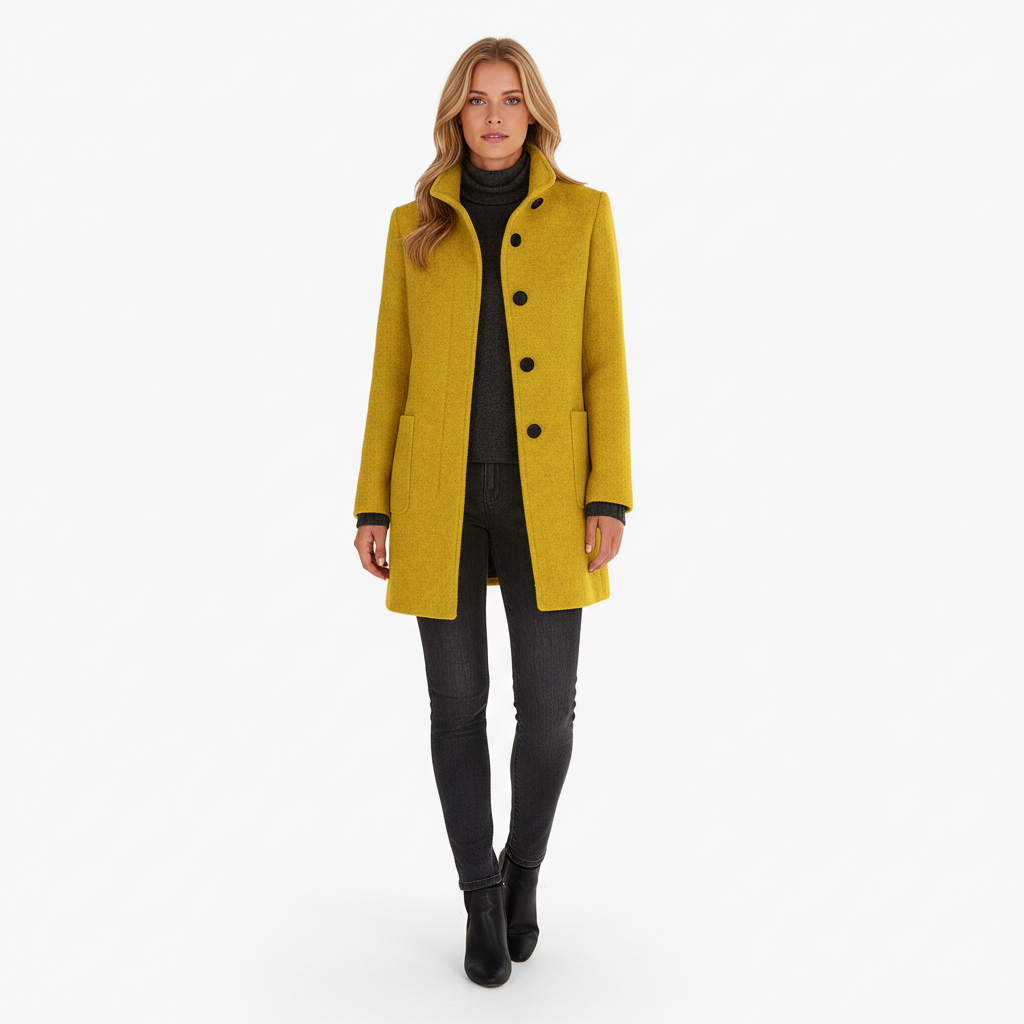 Dea Studios Klassieke Wolmix Jas