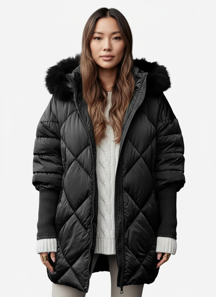 Gewatteerde Jas voor Dames – Warme Lichtgewicht Puffer Jas