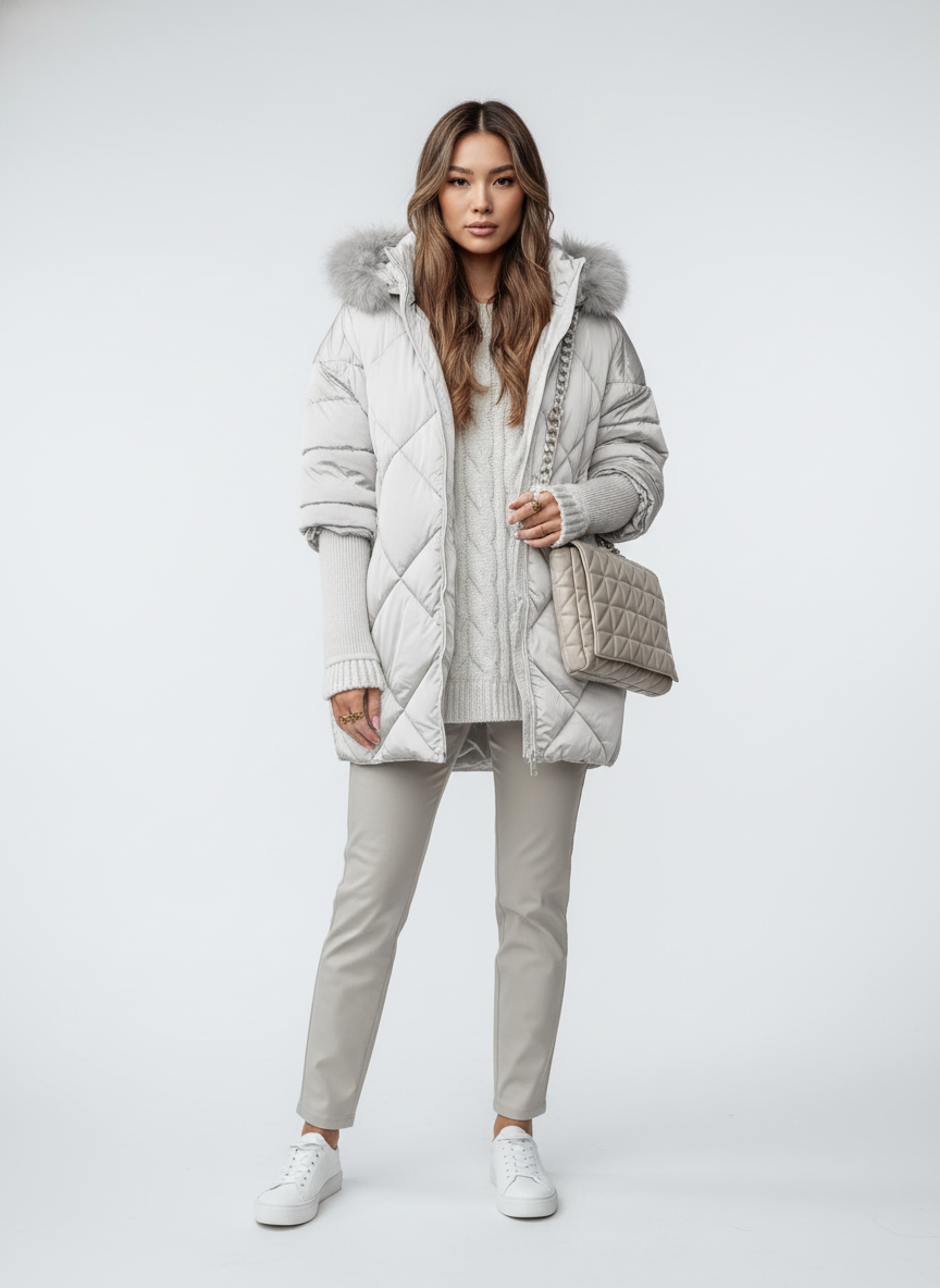 Gewatteerde Jas voor Dames – Warme Lichtgewicht Puffer Jas