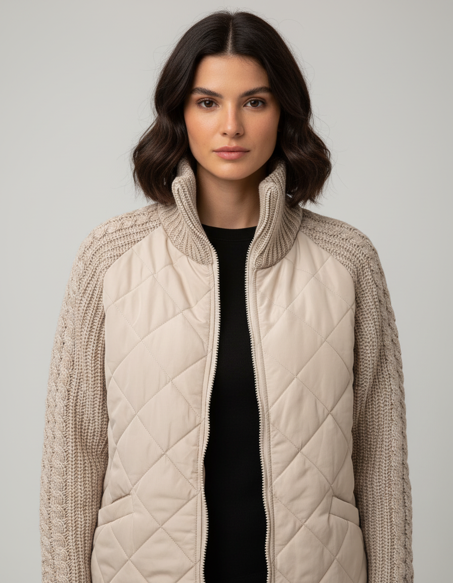 Hybride Jas voor Dames – Sportieve & Trendy Mix